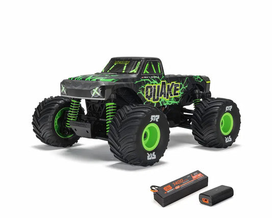 ARRMA 1/16 QUAKE GROM 4X4 RTR Brushed Monster Truck – Green
