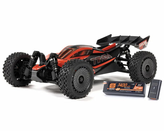 ARRMA TYPHON GROM 223S BLX 4X4 1/14 Brushless RTR Buggy – Red