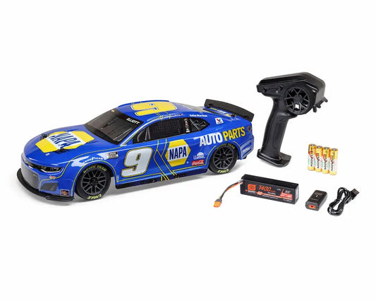 Losi 1/12 NASCAR RC Race Car Chase Elliott No. 9 NAPA Auto Parts Chevrolet Camaro ZL1 RTR